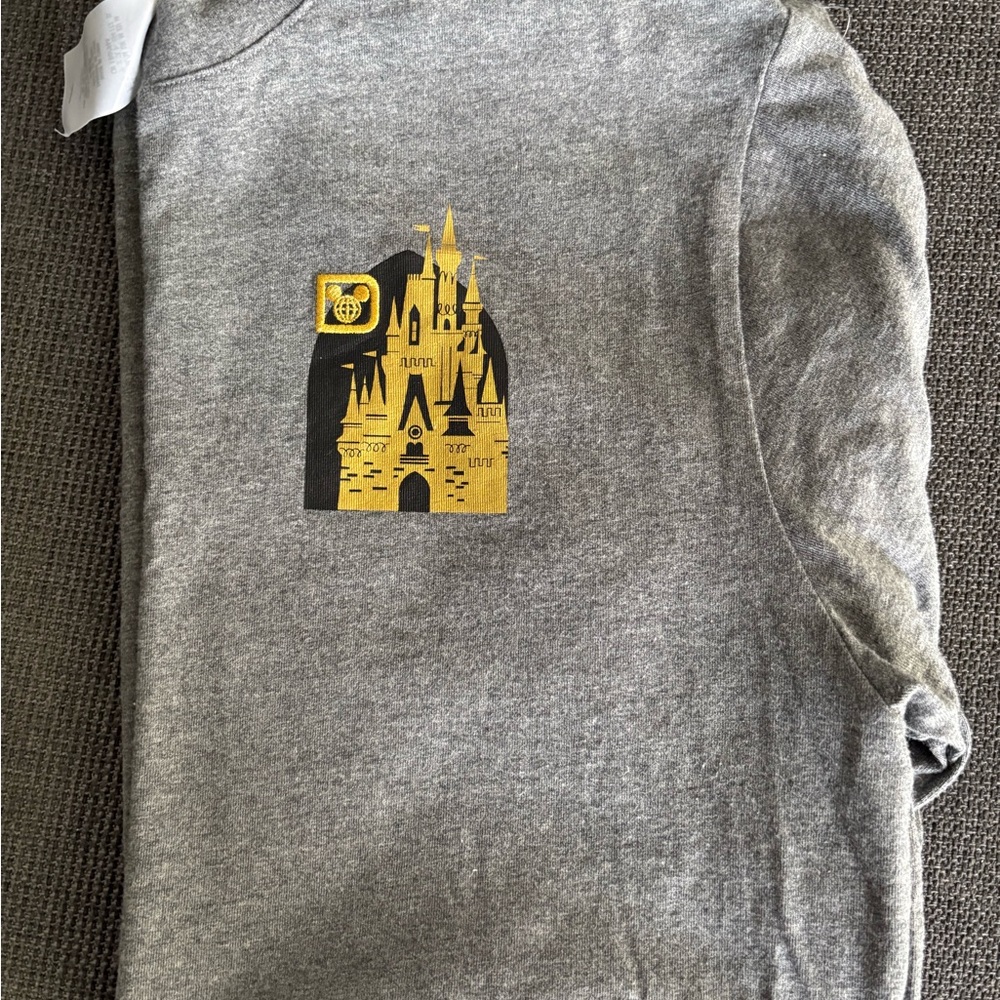 Walt Disney World Tshirt with Gold Castle